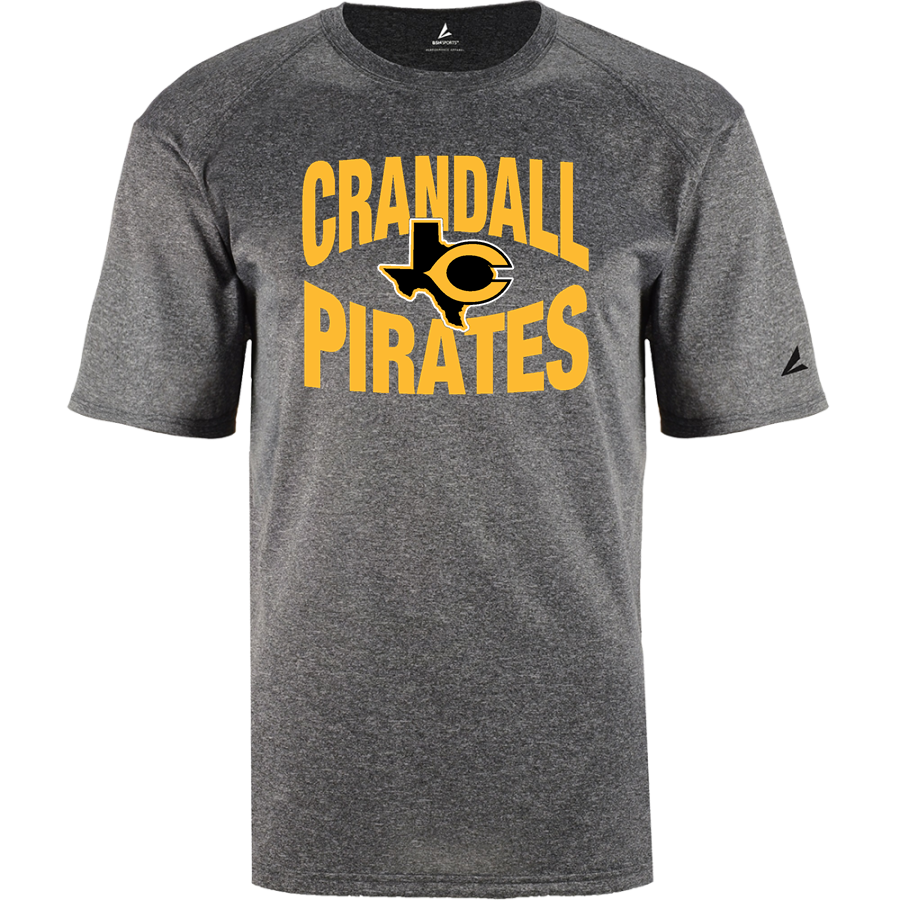 CRANDALL HIGH SCHOOL PIRATES <span class="pdp-name-mascot">CRANDALL PIRATES</span> BSN SPORTS Men's Phenom Short Sleeve T-Shirt
