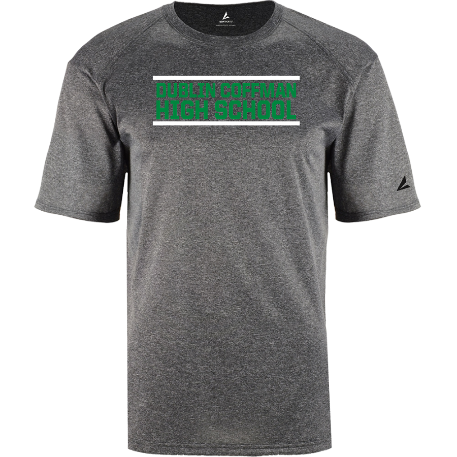 DUBLIN COFFMAN HIGH SCHOOL ROCKS <span class="pdp-name-mascot">DUBLIN COFFMAN ROCKS</span> BSN SPORTS Men's Phenom Short Sleeve T-Shirt