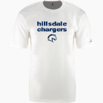HIllsdale Chargers <span class="pdp-name-mascot">HIllsdale College Chargers</span> BSN SPORTS Men's Phenom Short Sleeve T-Shirt Front Thumbnail