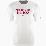 North Valley Bulldogs <span class="pdp-name-mascot">North Valley Baptist School Bulldogs</span> BSN SPORTS Men's Phenom Short Sleeve T-Shirt Front Thumbnail