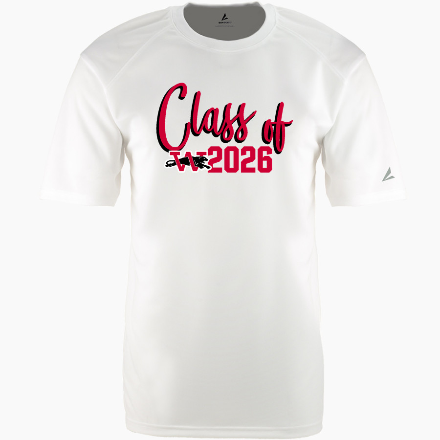 WILMOT UNION HIGH SCHOOL PANTHERS BSN SPORTS Men's Phenom Short Sleeve T-Shirt