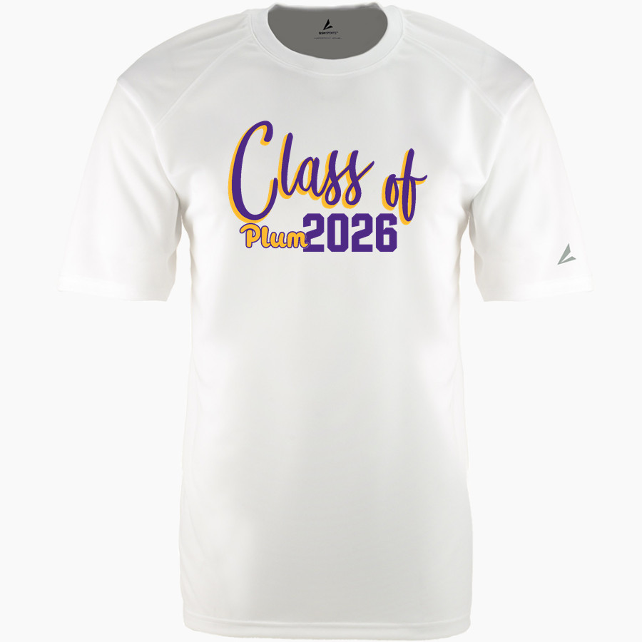 PLUM MUSTANGS <span class="pdp-name-mascot">PLUM SCHOOL DISTRICT MUSTANGS</span> BSN SPORTS Men's Phenom Short Sleeve T-Shirt