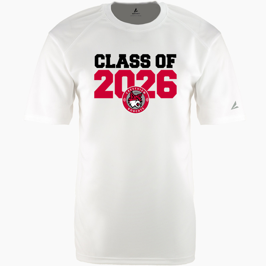 Crestview Bobcats <span class="pdp-name-mascot">Crestview Elementary School Bobcats</span> BSN SPORTS Men's Phenom Short Sleeve T-Shirt