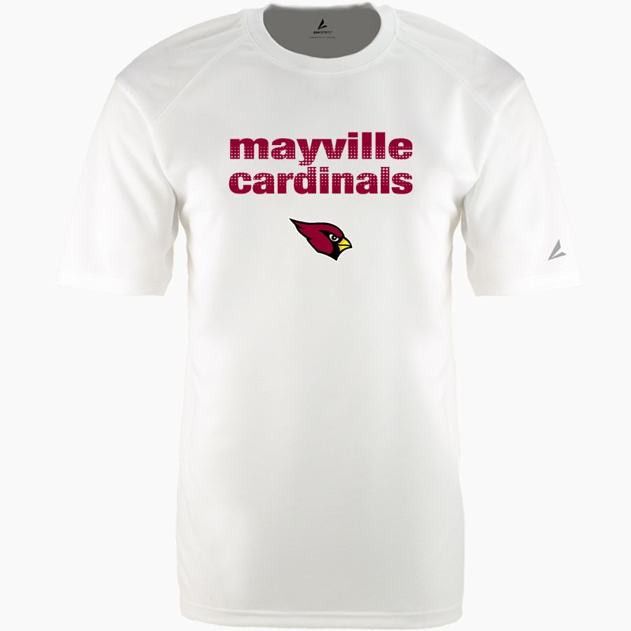MAYVILLE HIGH SCHOOL CARDINALS BSN SPORTS Men's Phenom Short Sleeve T-Shirt