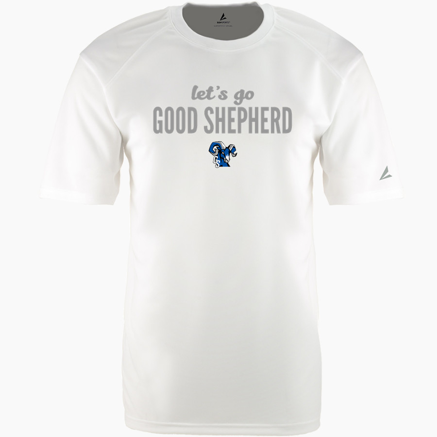 Good Shepherd Rams <span class="pdp-name-mascot">Good Shepherd School Rams</span> BSN SPORTS Men's Phenom Short Sleeve T-Shirt