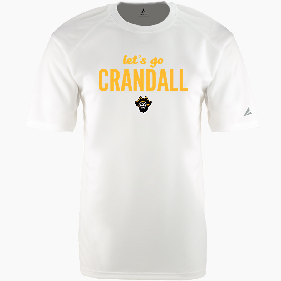 CRANDALL HIGH SCHOOL PIRATES <span class="pdp-name-mascot">CRANDALL PIRATES</span> BSN SPORTS Men's Phenom Short Sleeve T-Shirt