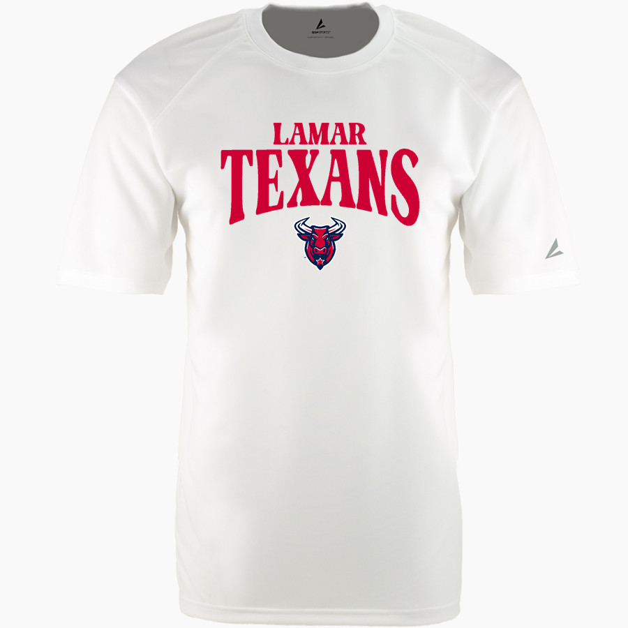 LAMAR HIGH SCHOOL TEXANS BSN SPORTS Men's Phenom Short Sleeve T-Shirt