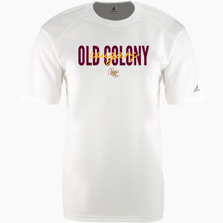 OLD COLONY REF VO TECH HIGH Cougars BSN SPORTS Men's Phenom Short Sleeve T-Shirt