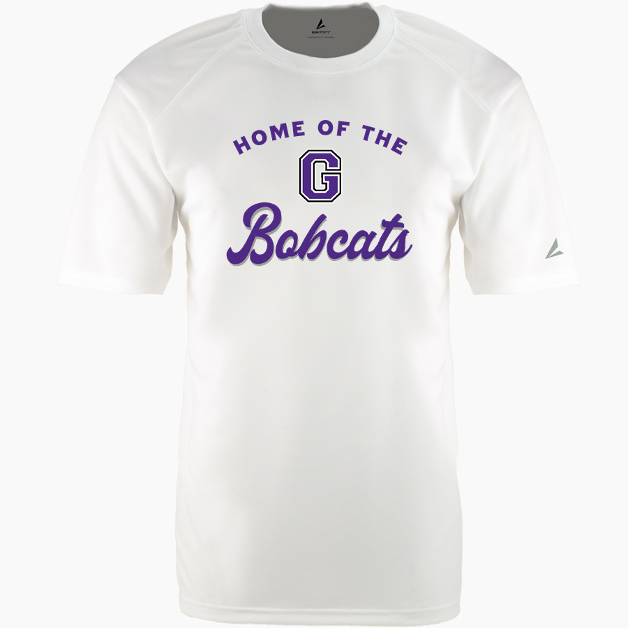 GILMER HIGH SCHOOL BOBCATS BSN SPORTS Men's Phenom Short Sleeve T-Shirt