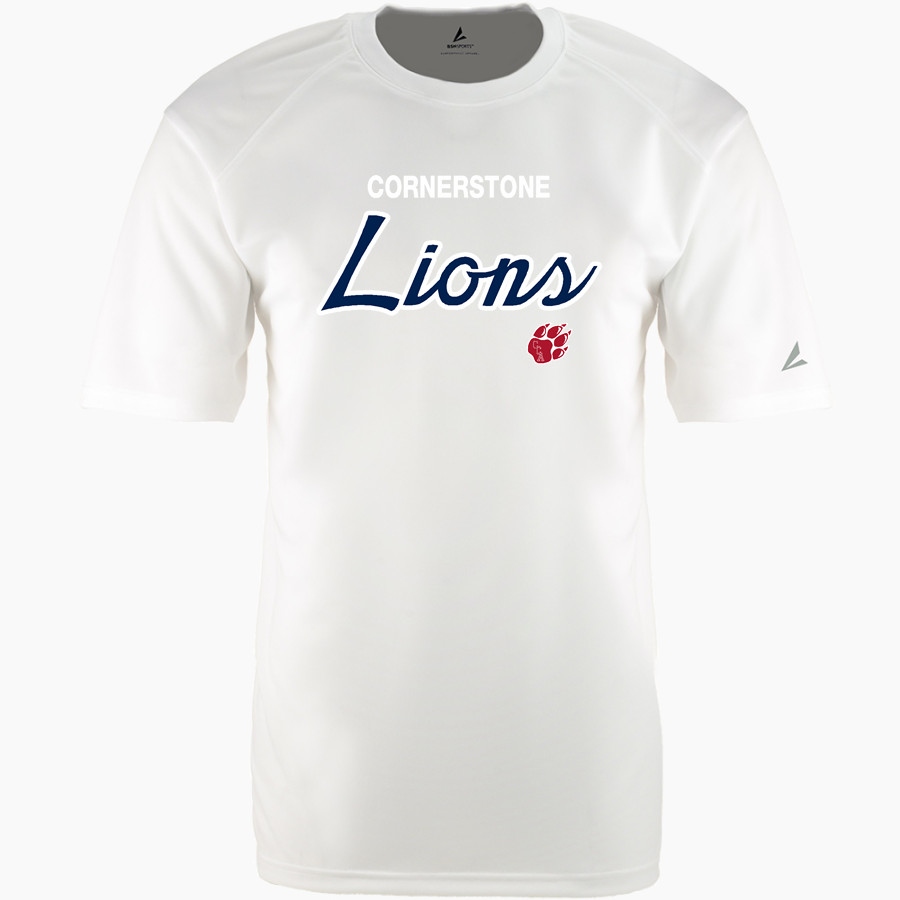 Cornerstone Lions <span class="pdp-name-mascot">Cornerstone Christian Lions</span> BSN SPORTS Men's Phenom Short Sleeve T-Shirt