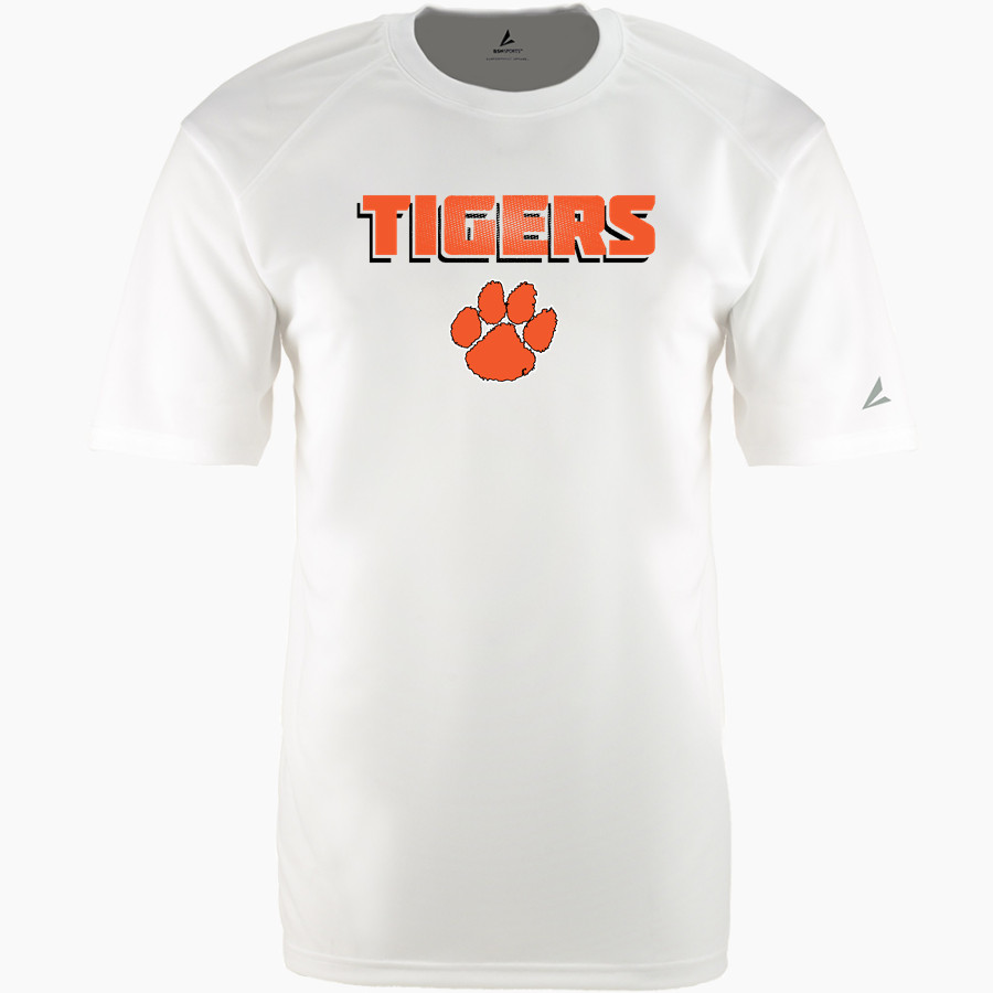 WIRT COUNTY HIGH SCHOOL TIGERS BSN SPORTS Men's Phenom Short Sleeve T-Shirt