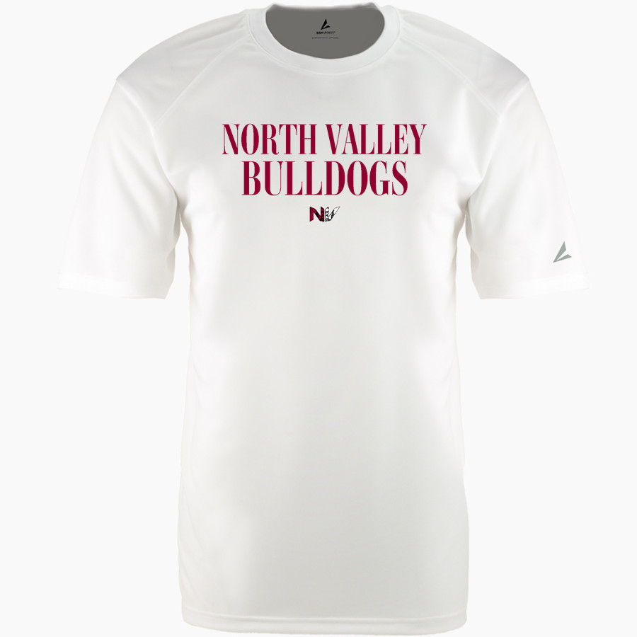 North Valley Bulldogs <span class="pdp-name-mascot">North Valley Baptist School Bulldogs</span> BSN SPORTS Men's Phenom Short Sleeve T-Shirt