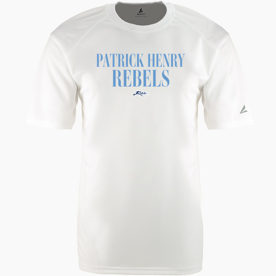 PATRICK HENRY HIGH SCHOOL REBELS <span class="pdp-name-mascot">PATRICK HENRY REBELS</span> BSN SPORTS Men's Phenom Short Sleeve T-Shirt