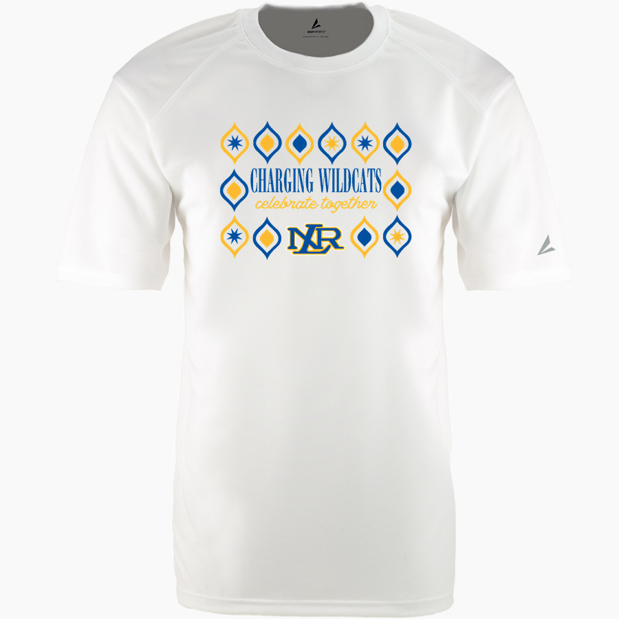 NORTH LITTLE ROCK HIGH SCHOOL CHARGING WILDCATS BSN SPORTS Men's Phenom Short Sleeve T-Shirt