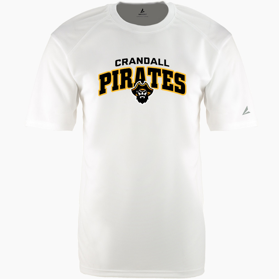 CRANDALL HIGH SCHOOL PIRATES BSN SPORTS Men's Phenom Short Sleeve T-Shirt