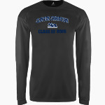 Clinton Christian Warriors BSN SPORTS Men's Phenom Long Sleeve T-Shirt Front Thumbnail
