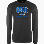 UAH Chargers BSN SPORTS Men's Phenom Long Sleeve T-Shirt Front Thumbnail