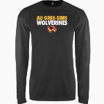Au Gres-Sims HIGH SCHOOL WOLVERINES <span class="pdp-name-mascot">AU GRES - SIMS WOLVERINES</span> BSN SPORTS Men's Phenom Long Sleeve T-Shirt Front Thumbnail