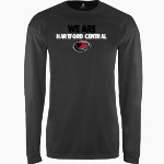 Hartford Central Tanagers Tanagers BSN SPORTS Men's Phenom Long Sleeve T-Shirt Front Thumbnail