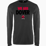 DOVER HIGH SCHOOL LONGHORNS BSN SPORTS Men's Phenom Long Sleeve T-Shirt Front Thumbnail