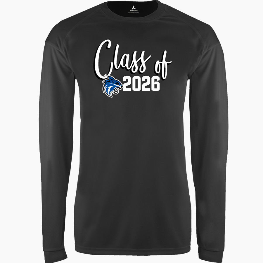 HARRISONVILLE HIGH SCHOOL WILDCATS BSN SPORTS Men's Phenom Long Sleeve T-Shirt