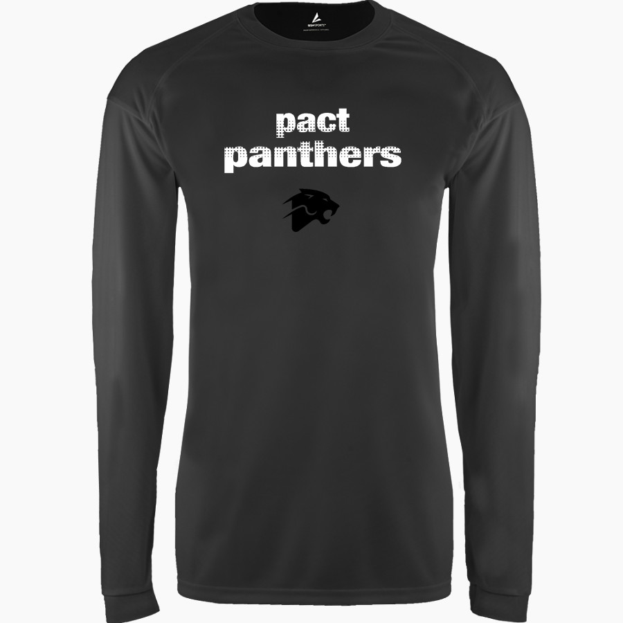 PACT Charter School Official Online Store <span class="pdp-name-mascot">Pact Charter Panthers</span> BSN SPORTS Men's Phenom Long Sleeve T-Shirt