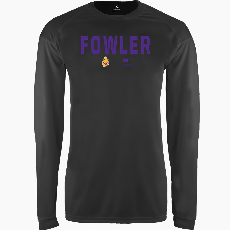 Fowler Grizzlies BSN SPORTS Men's Phenom Long Sleeve T-Shirt
