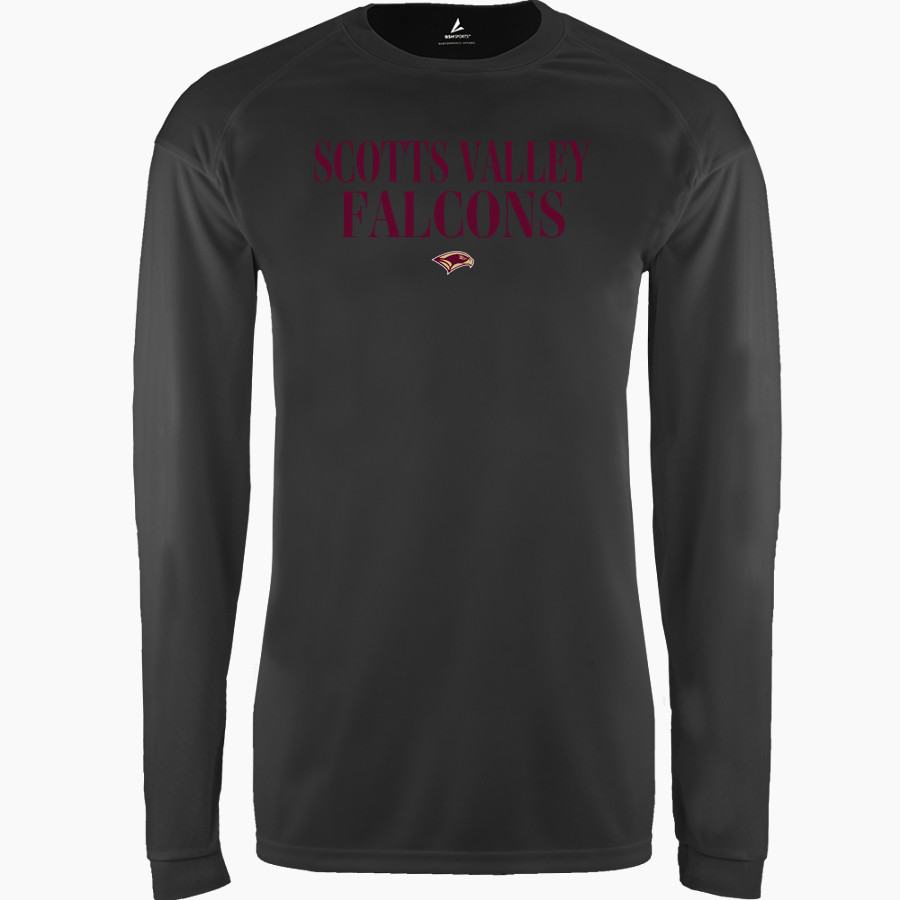 Scotts Valley Falcons BSN SPORTS Men's Phenom Long Sleeve T-Shirt