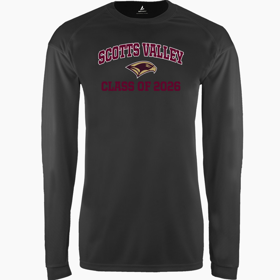 Scotts Valley Falcons BSN SPORTS Men's Phenom Long Sleeve T-Shirt