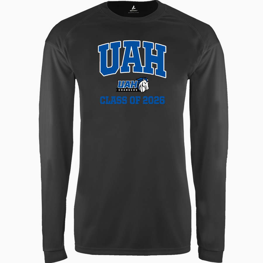 UAH Chargers BSN SPORTS Men's Phenom Long Sleeve T-Shirt