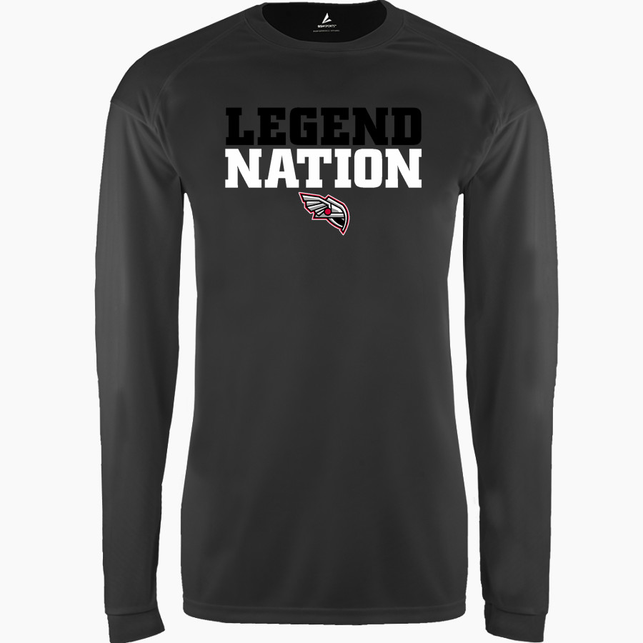 Alexandria College Legends <span class="pdp-name-mascot">Alexandria Technical & Community College Legends</span> BSN SPORTS Men's Phenom Long Sleeve T-Shirt
