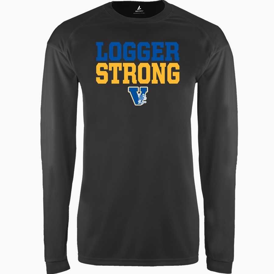 Vernonia Loggers <span class="pdp-name-mascot">Vernonia Loggers</span> BSN SPORTS Men's Phenom Long Sleeve T-Shirt