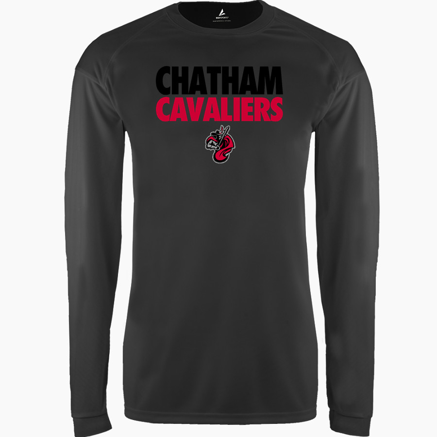 CHATHAM HIGH SCHOOL CAVALIERS <span class="pdp-name-mascot">CHATHAM CAVALIERS</span> BSN SPORTS Men's Phenom Long Sleeve T-Shirt