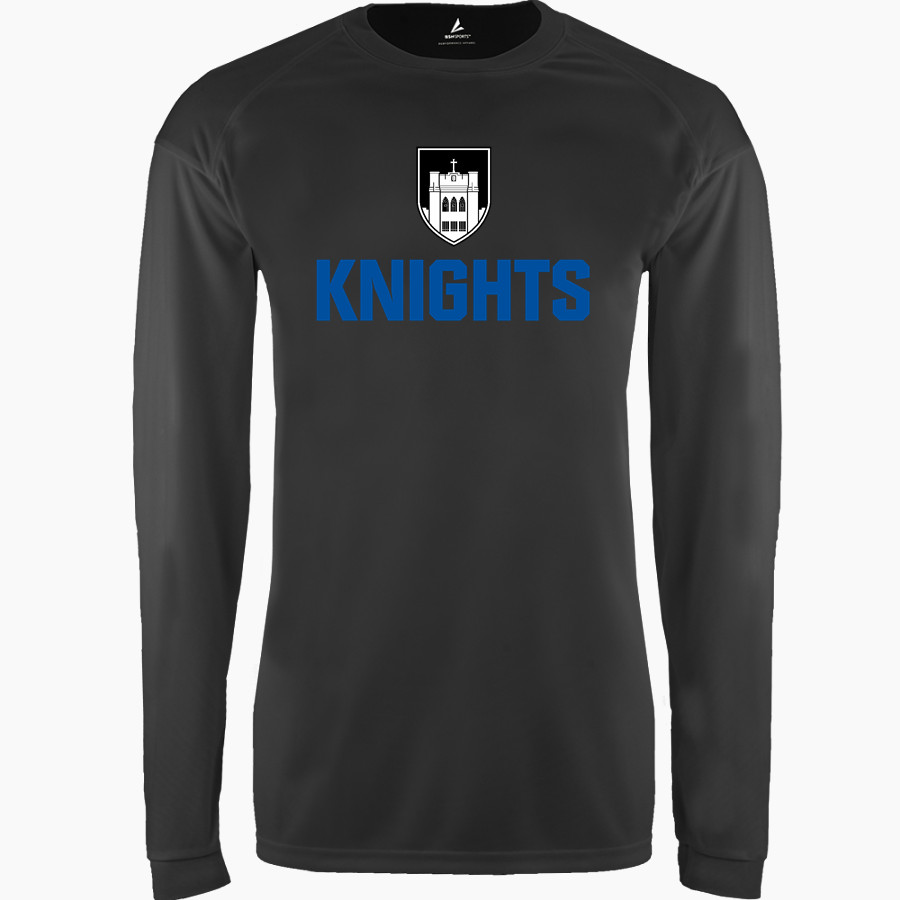 Mount Saint Mary College Knights <span class="pdp-name-mascot">Mount Saint Mary Knights</span> BSN SPORTS Men's Phenom Long Sleeve T-Shirt
