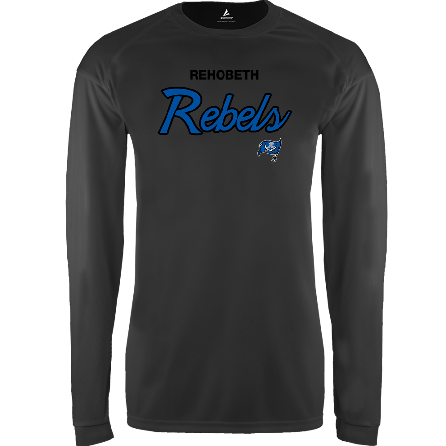 REHOBETH HIGH SCHOOL REBELS <span class="pdp-name-mascot">REHOBETH REBELS</span> BSN SPORTS Men's Phenom Long Sleeve T-Shirt