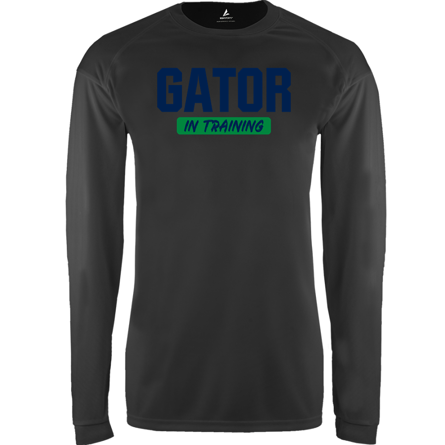 Queens Creek Gators <span class="pdp-name-mascot">Queens Creek Elementary Gators</span> BSN SPORTS Men's Phenom Long Sleeve T-Shirt