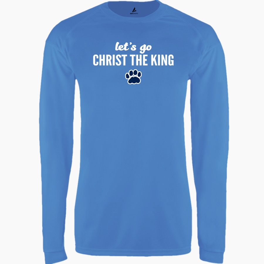 Christ the King Cougars <span class="pdp-name-mascot">Christ the King Catholic School Cougars</span> BSN SPORTS Men's Phenom Long Sleeve T-Shirt