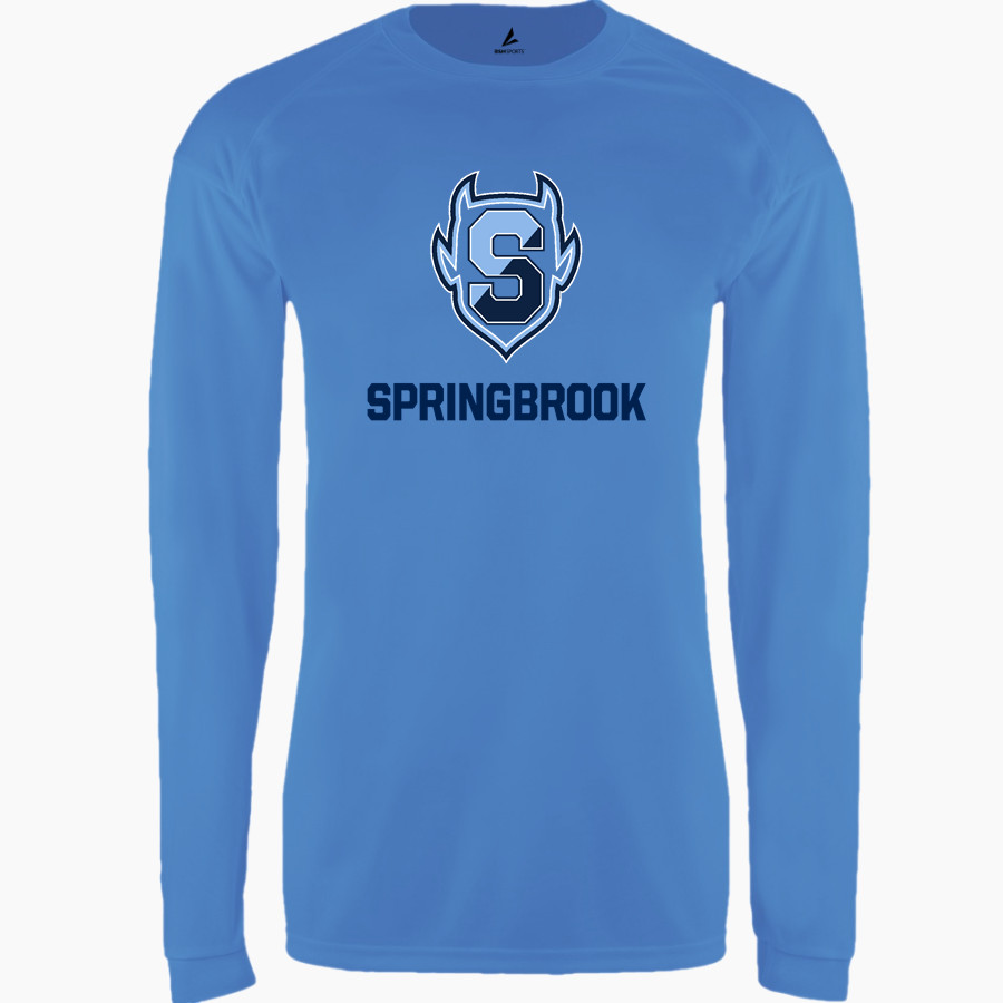 Springbrook Blue Devils <span class="pdp-name-mascot">Springbrook Blue Devils</span> BSN SPORTS Men's Phenom Long Sleeve T-Shirt