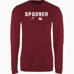 SPOONER HIGH SCHOOL RAILS BSN SPORTS Men's Phenom Long Sleeve T-Shirt Front Thumbnail