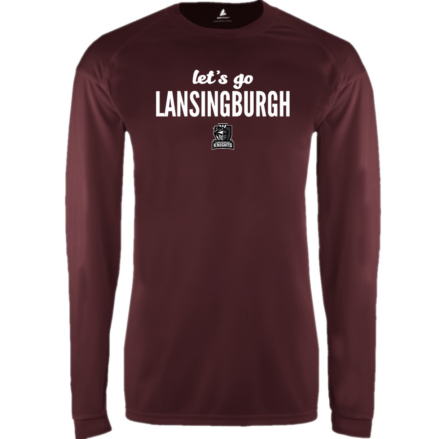 Lansingburgh Knights The Official Online Store BSN SPORTS Men's Phenom Long Sleeve T-Shirt