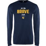 Grant County Braves The Official Online Store <span class="pdp-name-mascot">Grant County Braves</span> BSN SPORTS Men's Phenom Long Sleeve T-Shirt Front Thumbnail