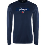 Cornerstone Lions <span class="pdp-name-mascot">Cornerstone Christian Lions</span> BSN SPORTS Men's Phenom Long Sleeve T-Shirt Front Thumbnail