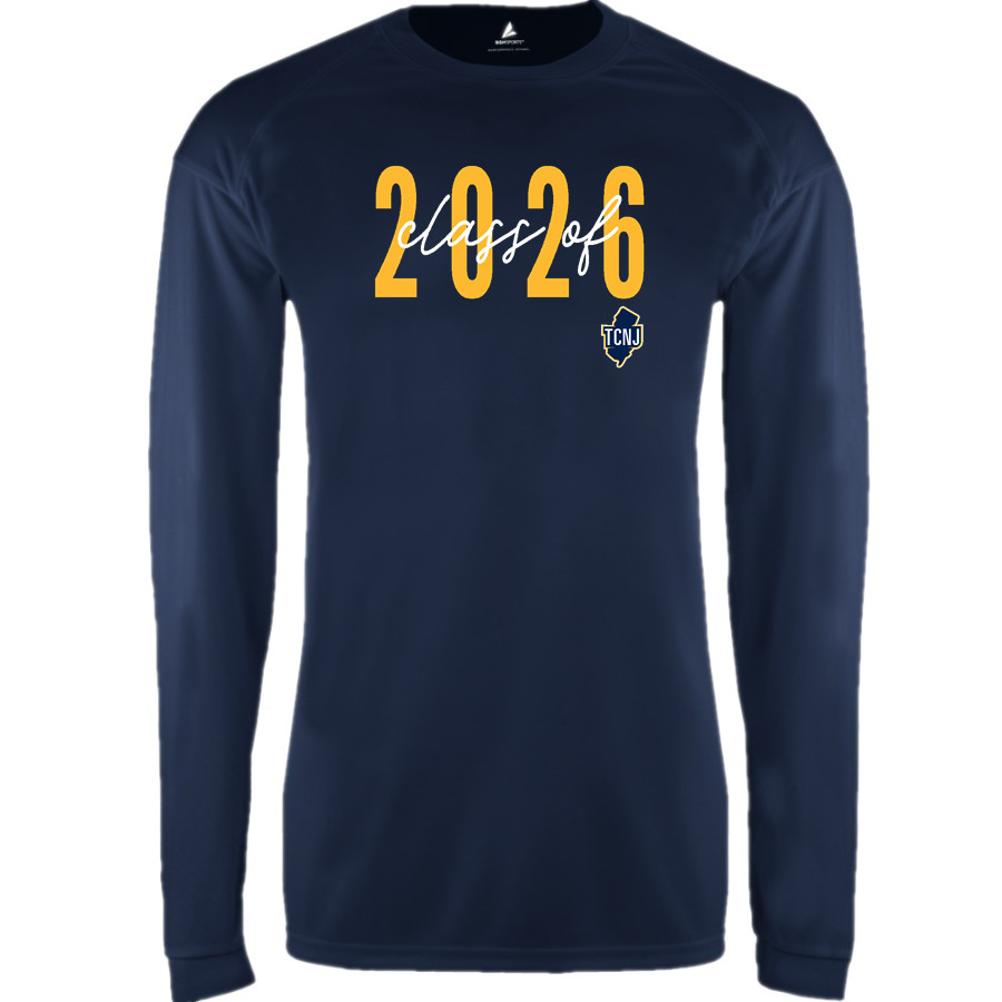 THE COLLEGE OF NEW JERSEY LIONS <span class="pdp-name-mascot">THE COLLEGE OF NEW JERSEY LIONS</span> BSN SPORTS Men's Phenom Long Sleeve T-Shirt