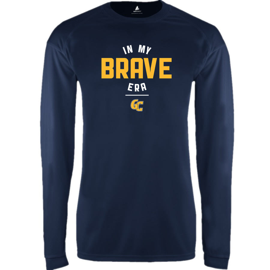 Grant County Braves The Official Online Store <span class="pdp-name-mascot">Grant County Braves</span> BSN SPORTS Men's Phenom Long Sleeve T-Shirt