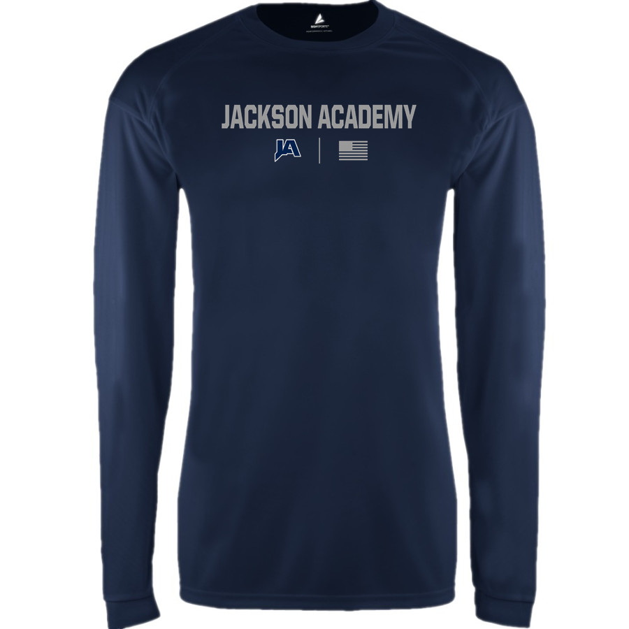 JACKSON ACADEMY RAIDERS <span class="pdp-name-mascot">JACKSON ACADEMY RAIDERS</span> BSN SPORTS Men's Phenom Long Sleeve T-Shirt