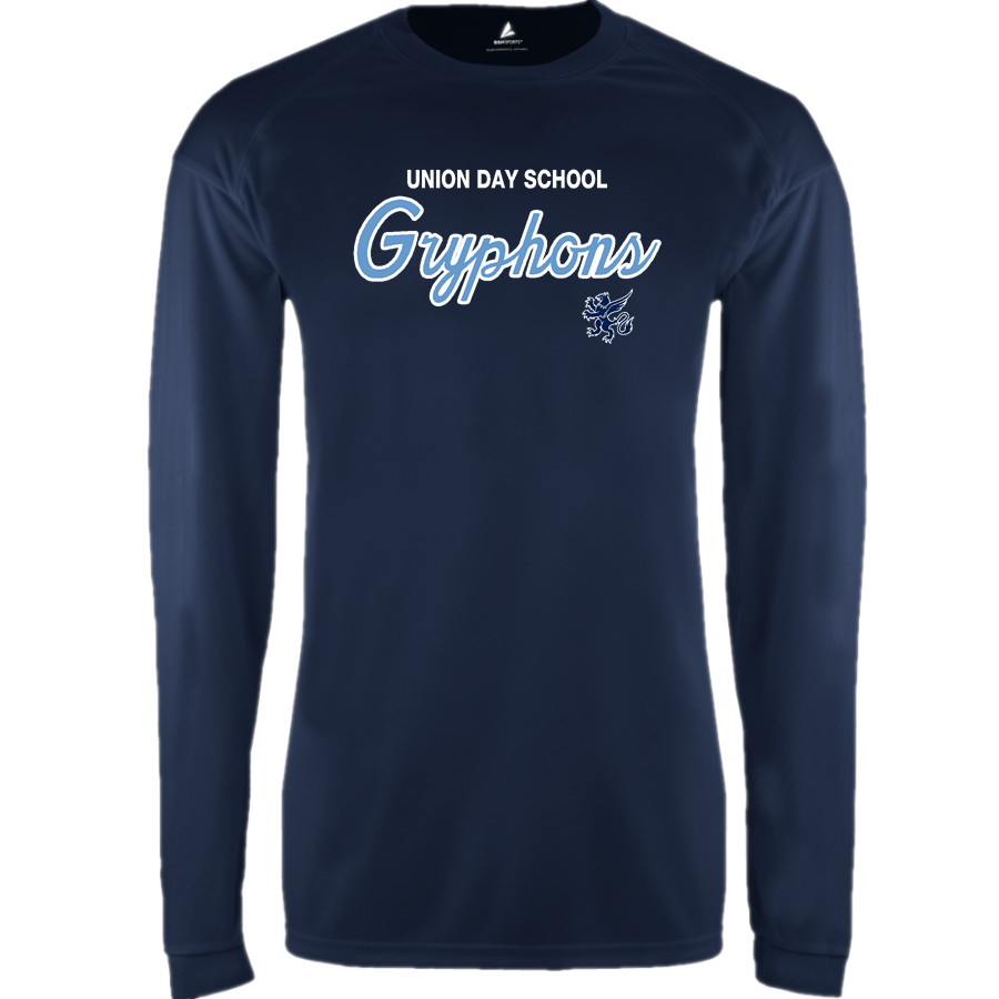 Union Day School Gryphons BSN SPORTS Men's Phenom Long Sleeve T-Shirt