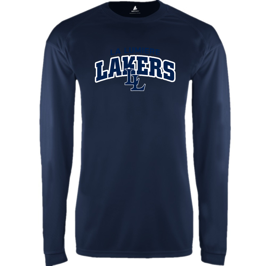 La Lumiere School Lakers Online Store <span class="pdp-name-mascot">La Lumiere Lakers</span> BSN SPORTS Men's Phenom Long Sleeve T-Shirt