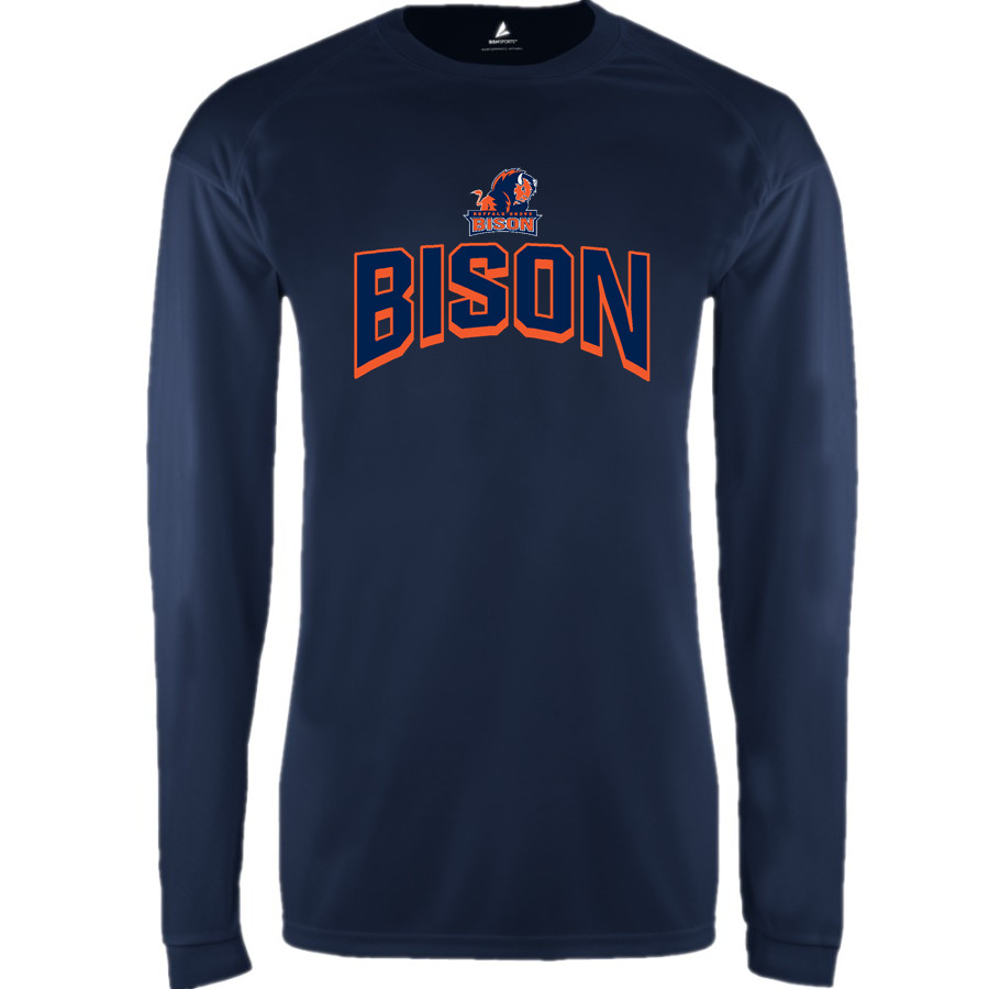 BUFFALO GROVE HIGH SCHOOL BISON <span class="pdp-name-mascot">BUFFALO GROVE BISON</span> BSN SPORTS Men's Phenom Long Sleeve T-Shirt