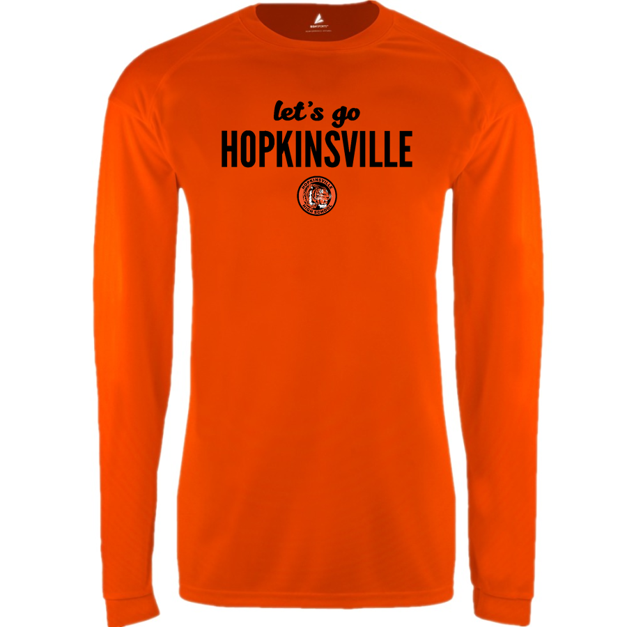 HOPKINSVILLE HIGH SCHOOL TIGERS <span class="pdp-name-mascot">HOPKINSVILLE TIGERS</span> BSN SPORTS Men's Phenom Long Sleeve T-Shirt