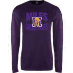 Miles Golden Bears BSN SPORTS Men's Phenom Long Sleeve T-Shirt Front Thumbnail
